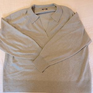 J crew collared v neck sweater